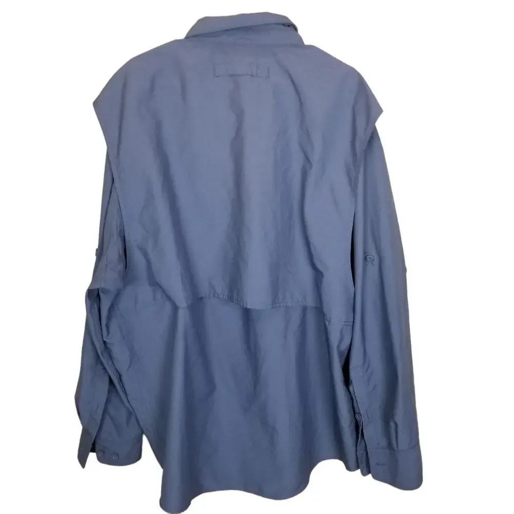 Duluth Trading Co Mens Vented Shirt 3XL Gorpcore Utility Outdoor Camping Fishing